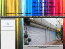Tablet Screenshot of ankarakepenktamiri.net